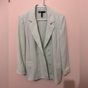 BCBGMaxazaria Women's Mint Green Blazer